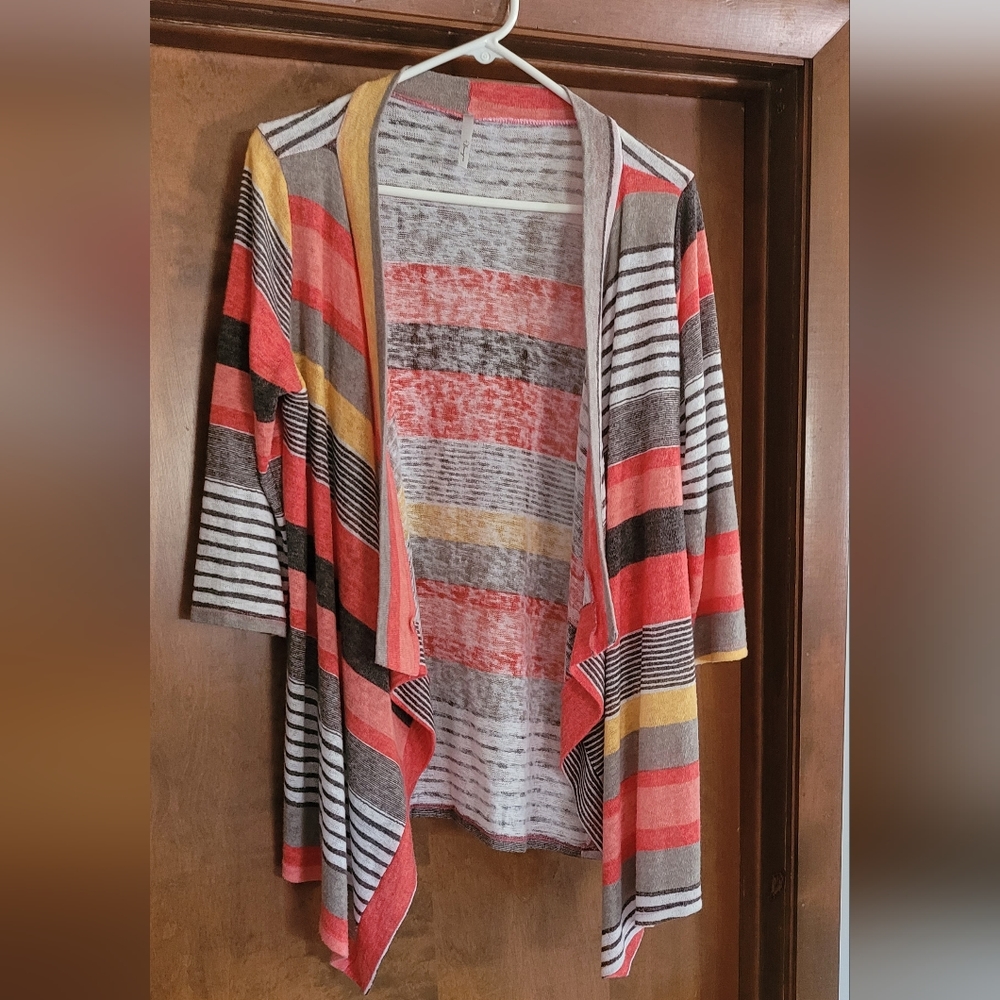Like new striped cardigan